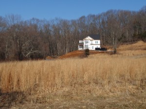 New home construction in rural Harford, 2011. Part of a six-lot subdivision next to a preserved farm. (FPR photo)